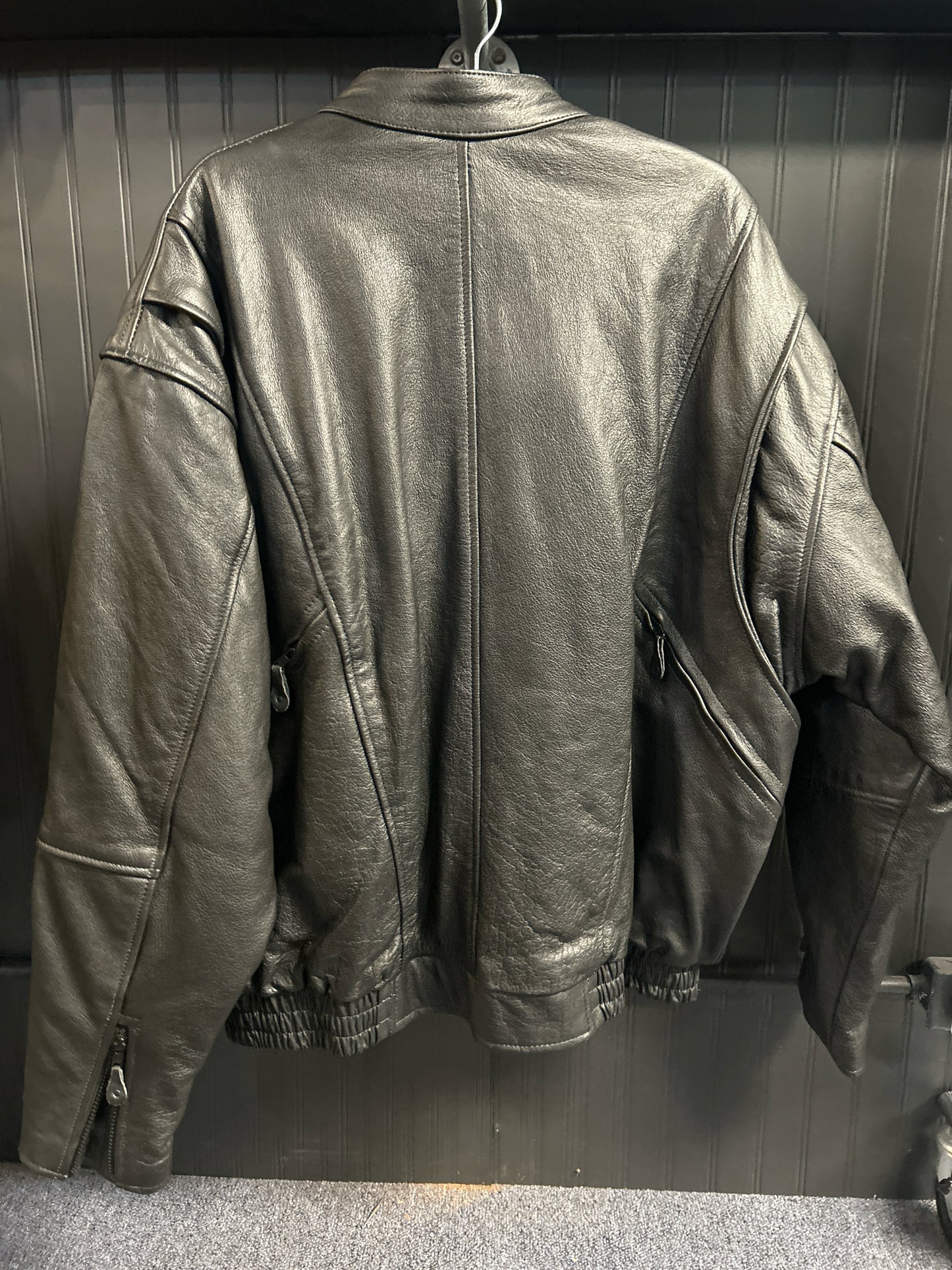 Size XL HOT LEATHERS Black Jacket