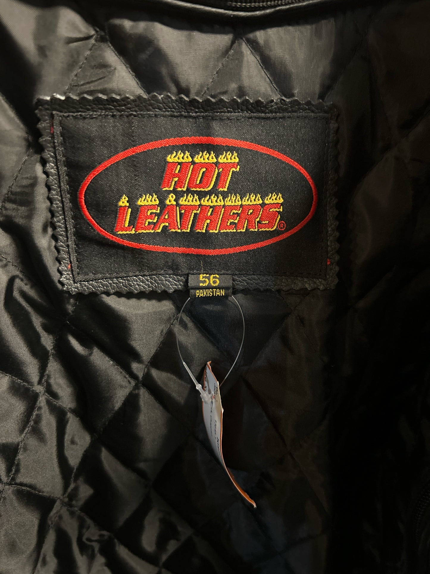 Size XL HOT LEATHERS Black Jacket