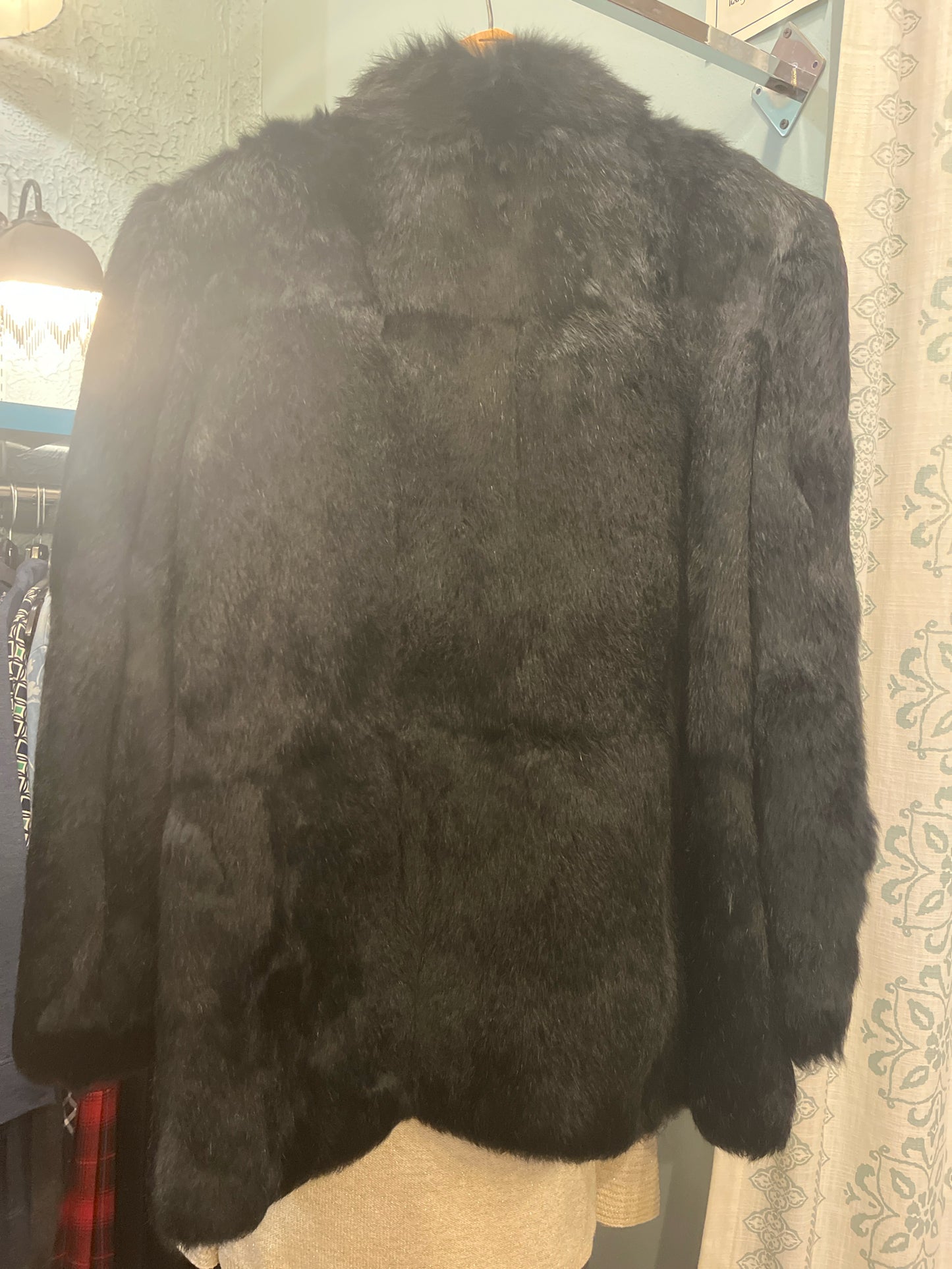 Size M Black Fur Jacket