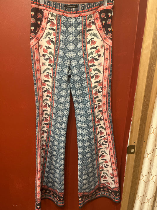 Size L Flying Tomato Multi-Color Flare Pants