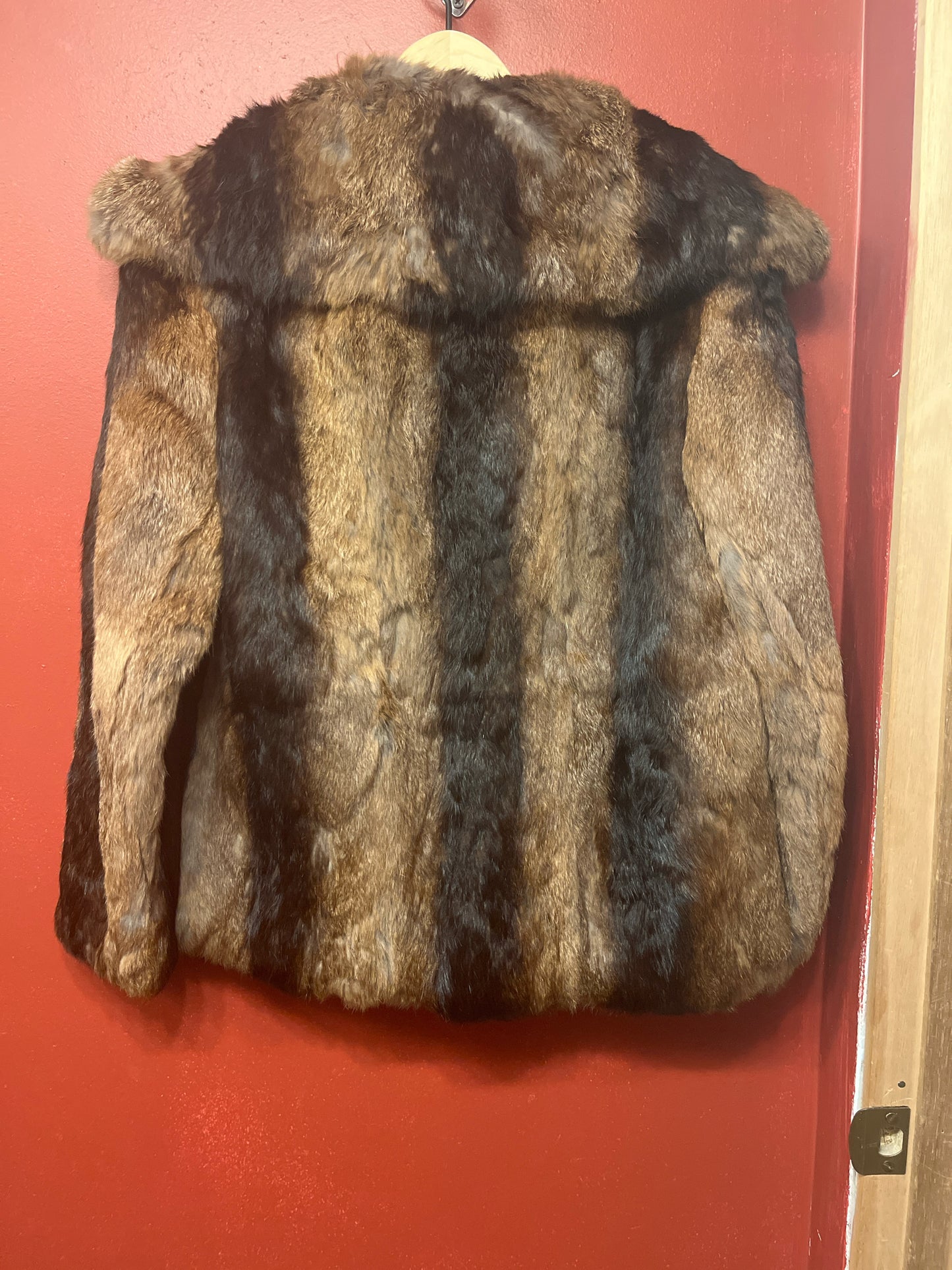 Size S Hong Kong Brown Fur Coat